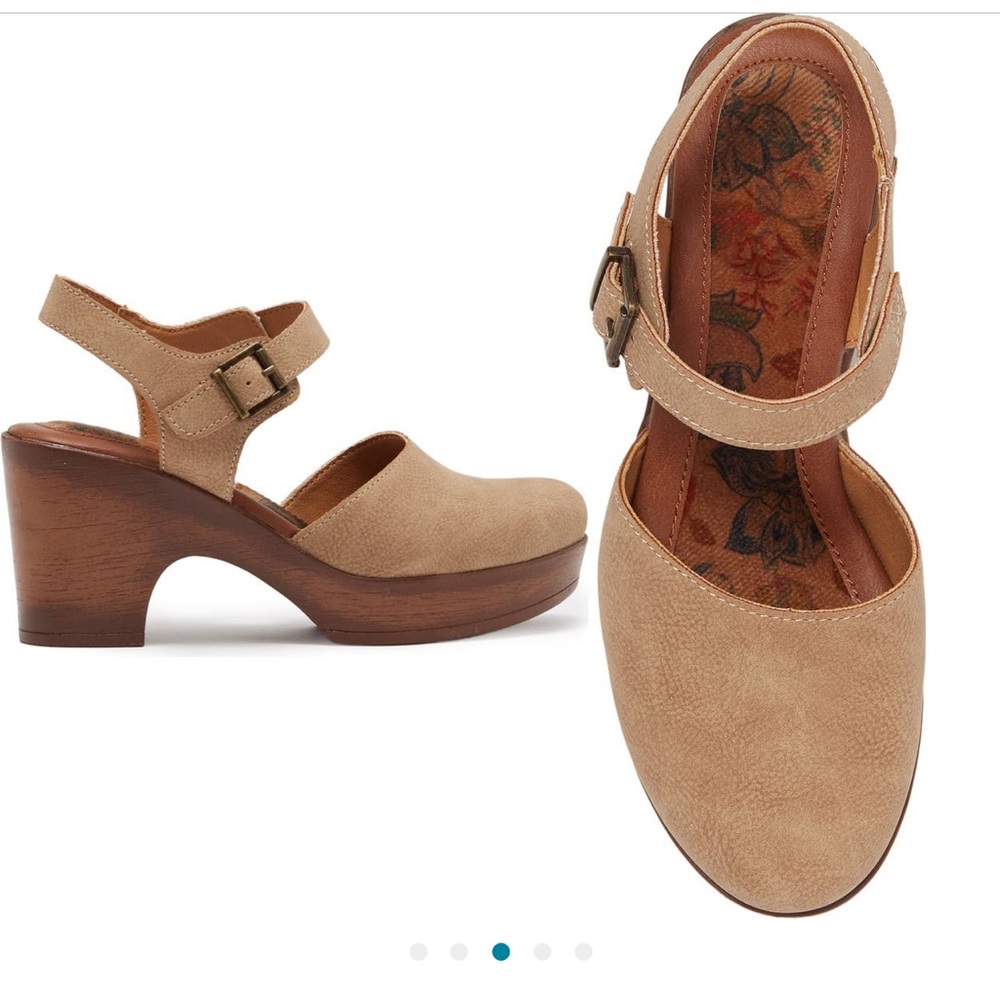 Nubuck Platform Clogs